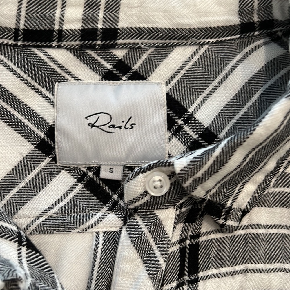 Rails button down flannel, women’s small - Picture 2 of 2